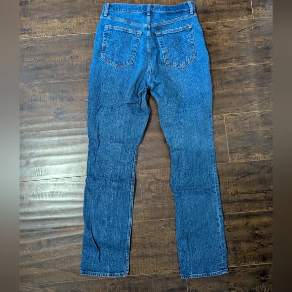 Abercrombie Curve Love High-Rise 90's Slim Straight Jeans - Picture 3 of 6